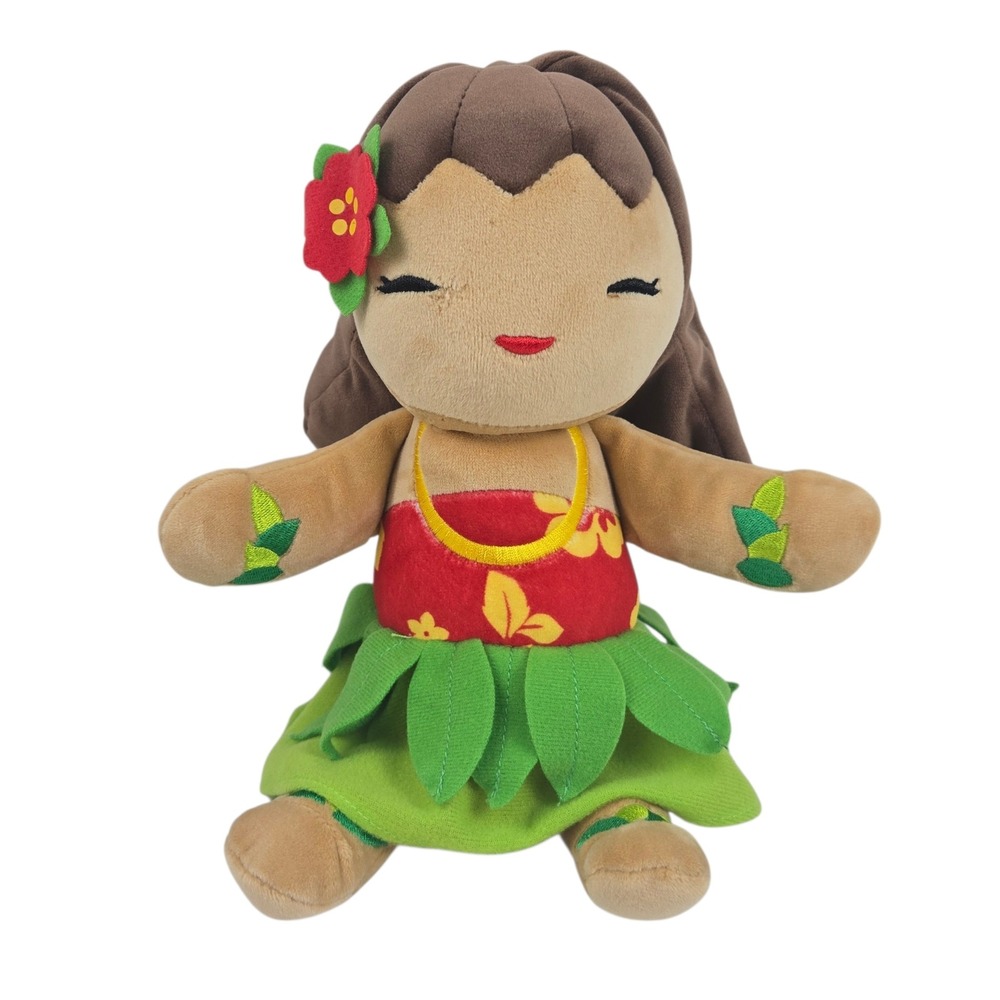 Island Yumi Aloha 8" Plush Doll Keiki Kuddles Collection Island Heritage EUC